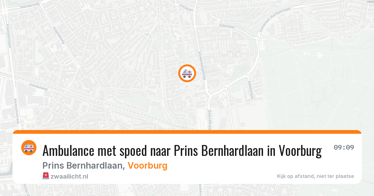 Ambulance met spoed naar Prins Bernhardlaan in Voorburg — 27 jan 2026