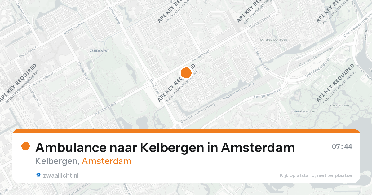 Ambulance naar Kelbergen in Amsterdam — 7 feb 2026