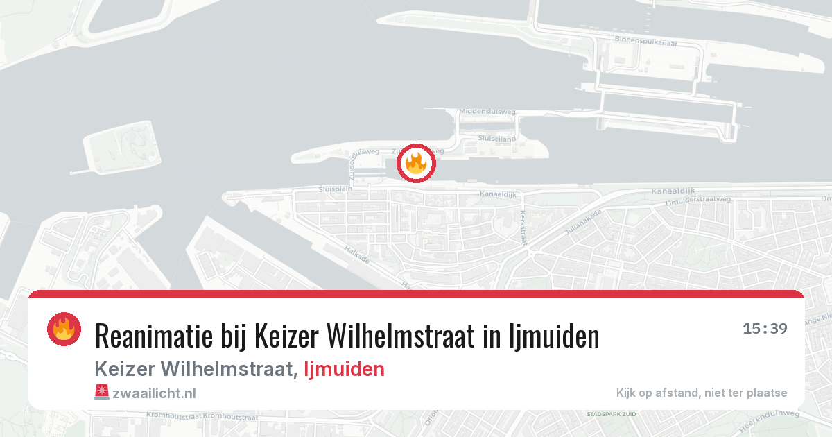 Reanimatie bij Keizer Wilhelmstraat in Ijmuiden — 22 jan 2026