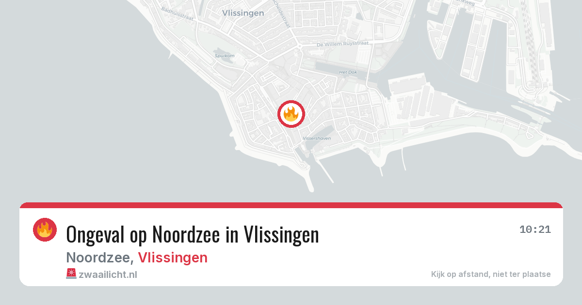 Ongeval op Noordzee in Vlissingen — 4 jul 2026