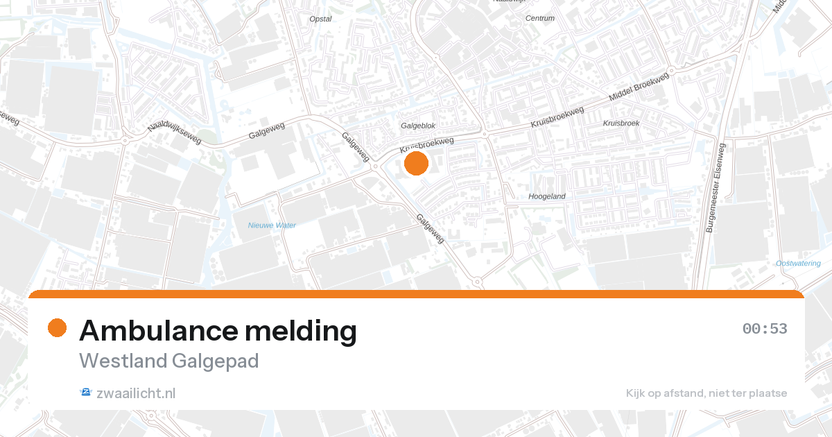 Ambulance melding — 31 jan 2026