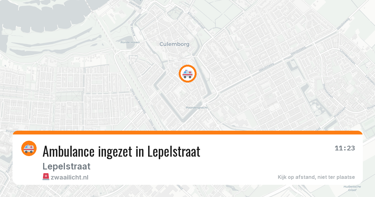 Ambulance ingezet in Lepelstraat — 5 feb 2026