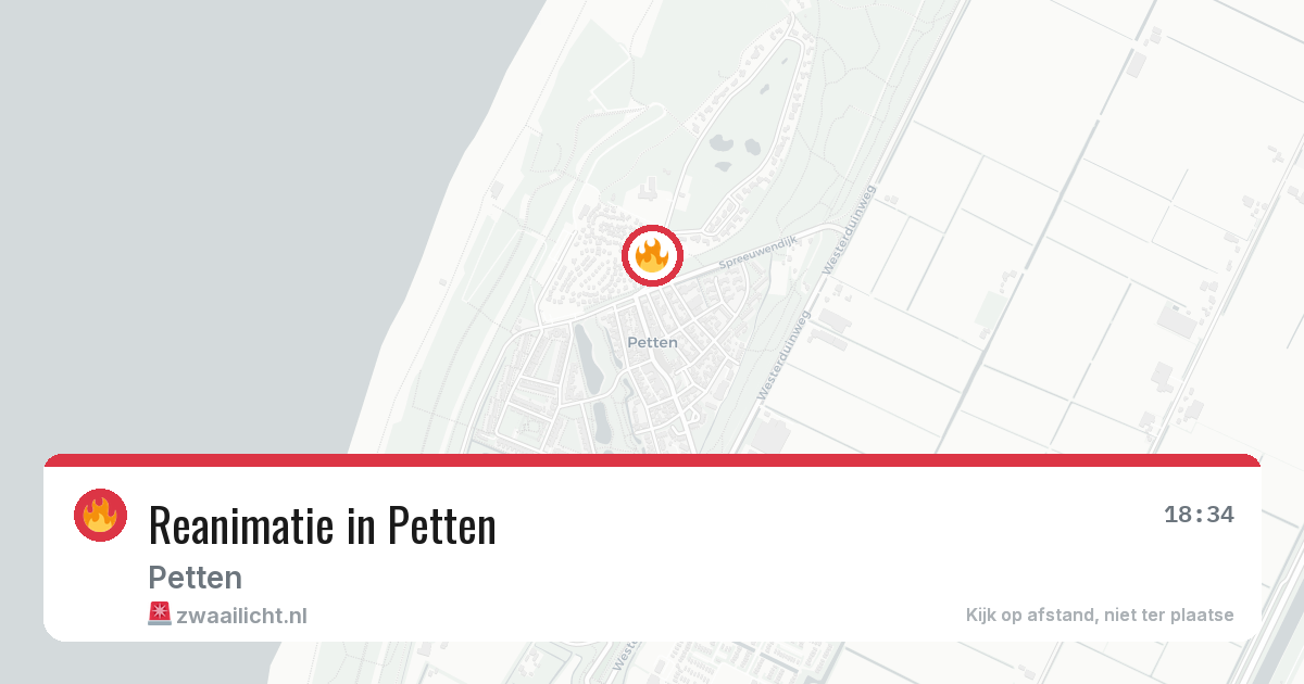 Reanimatie in Petten — 14 apr 2026