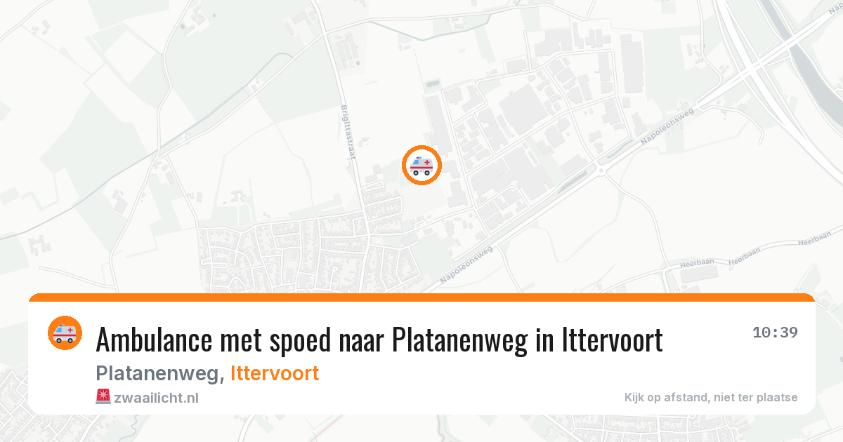 Ambulance met spoed naar Platanenweg in Ittervoort — 2 mei 2026
