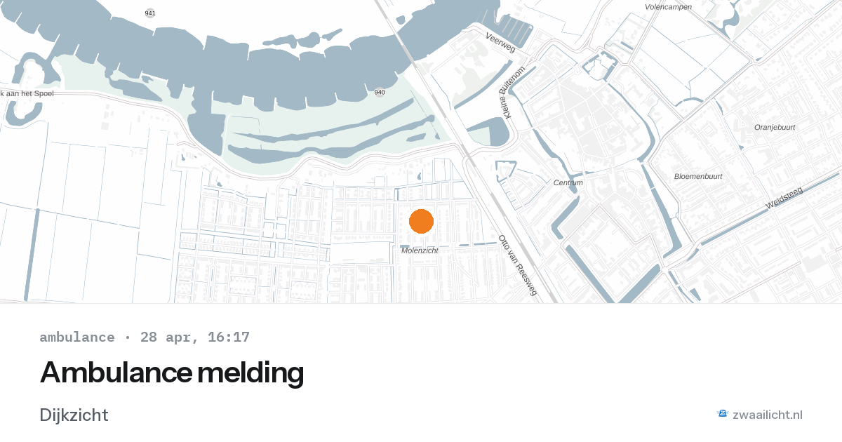 Ambulance melding — 28 apr 2026