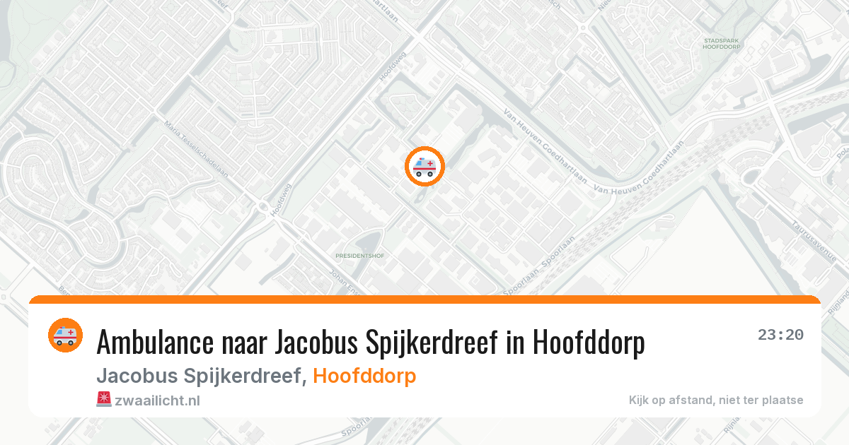 Ambulance naar Jacobus Spijkerdreef in Hoofddorp — 30 jun 2026