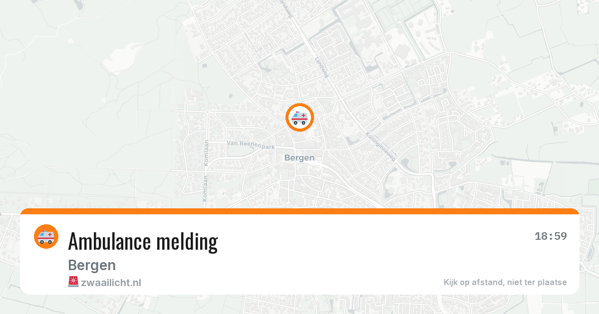 Ambulance melding — 7 jul 2026