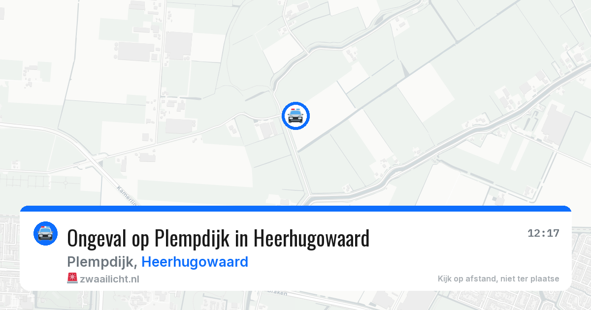 Ongeval op Plempdijk in Heerhugowaard — 21 jun 2026