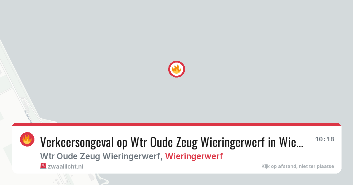 Verkeersongeval op Wtr Oude Zeug Wieringerwerf in Wieringerwerf — 24 mrt 2026