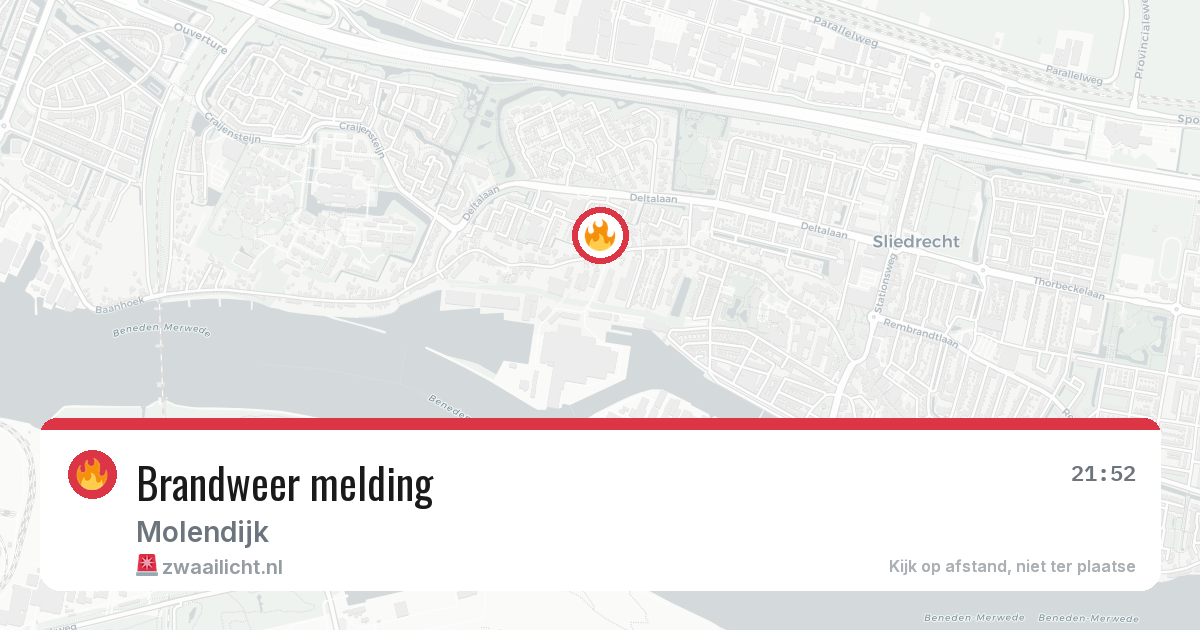 Brandweer melding — 12 apr 2026