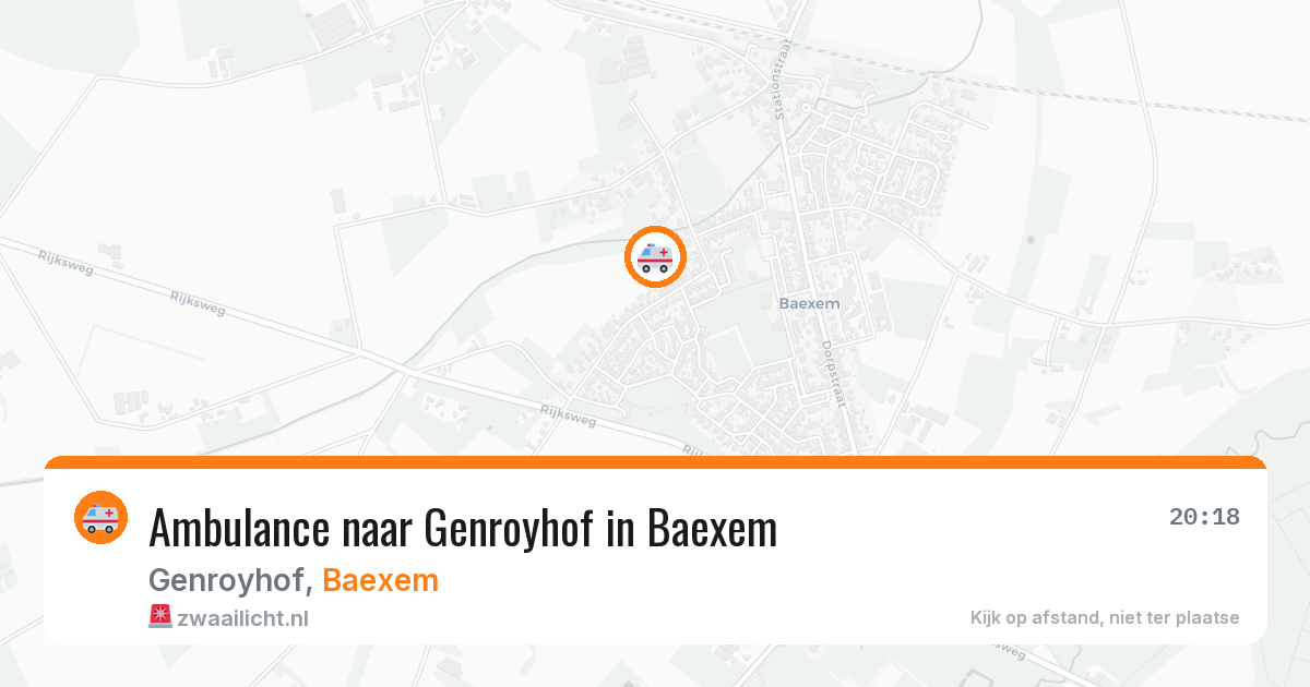 Ambulance naar Genroyhof in Baexem — 13 feb 2026