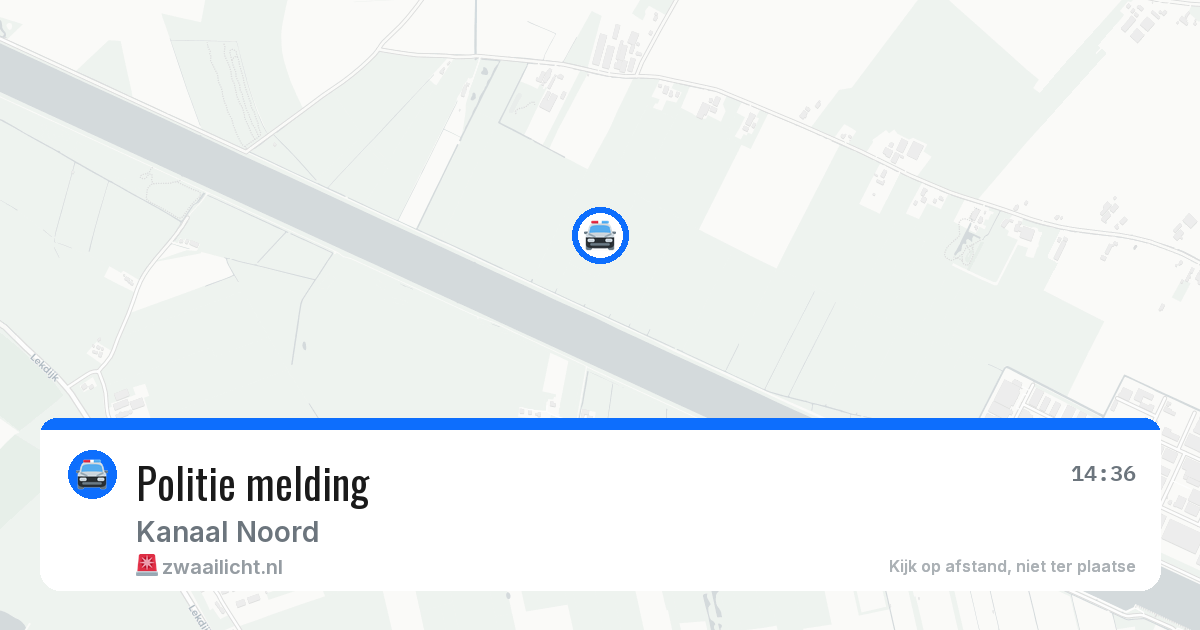 Politie melding — 12 jun 2026