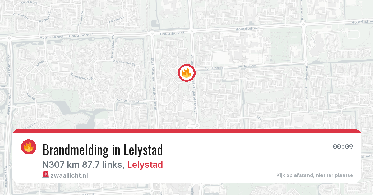 Brandmelding in Lelystad — 8 aug 2026