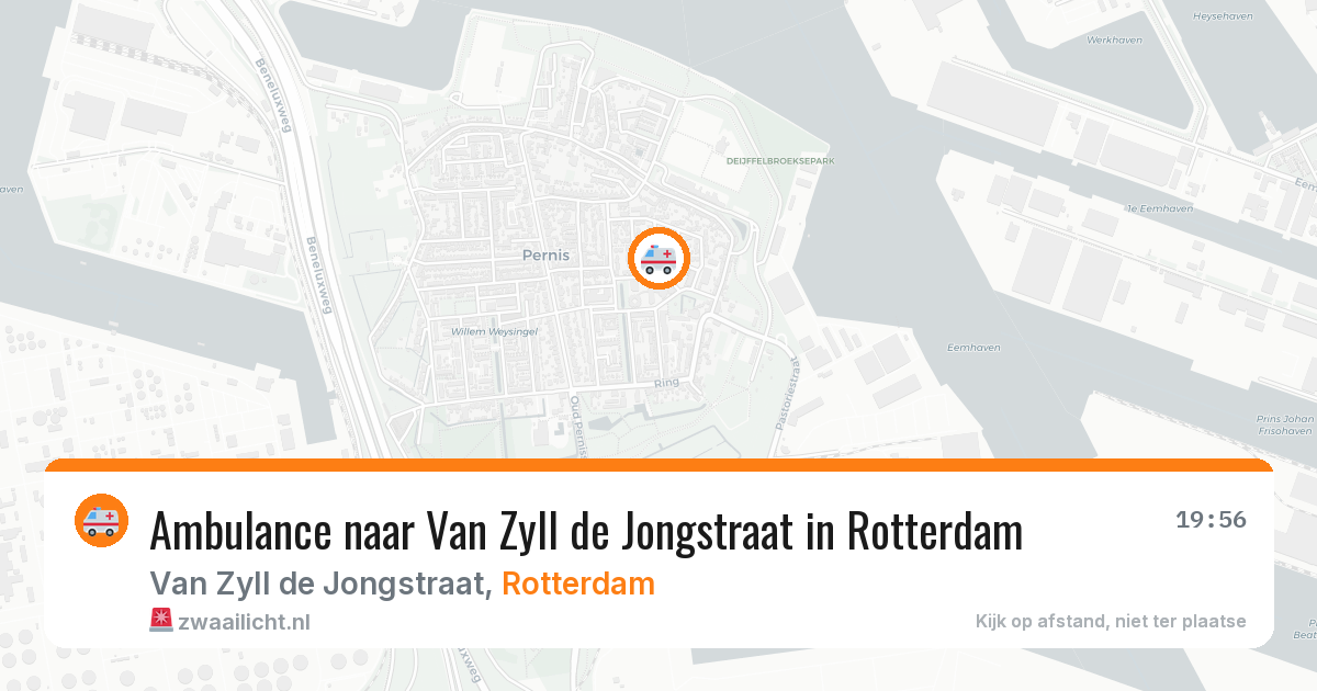 Ambulance naar Van Zyll de Jongstraat in Rotterdam — 1 apr 2026