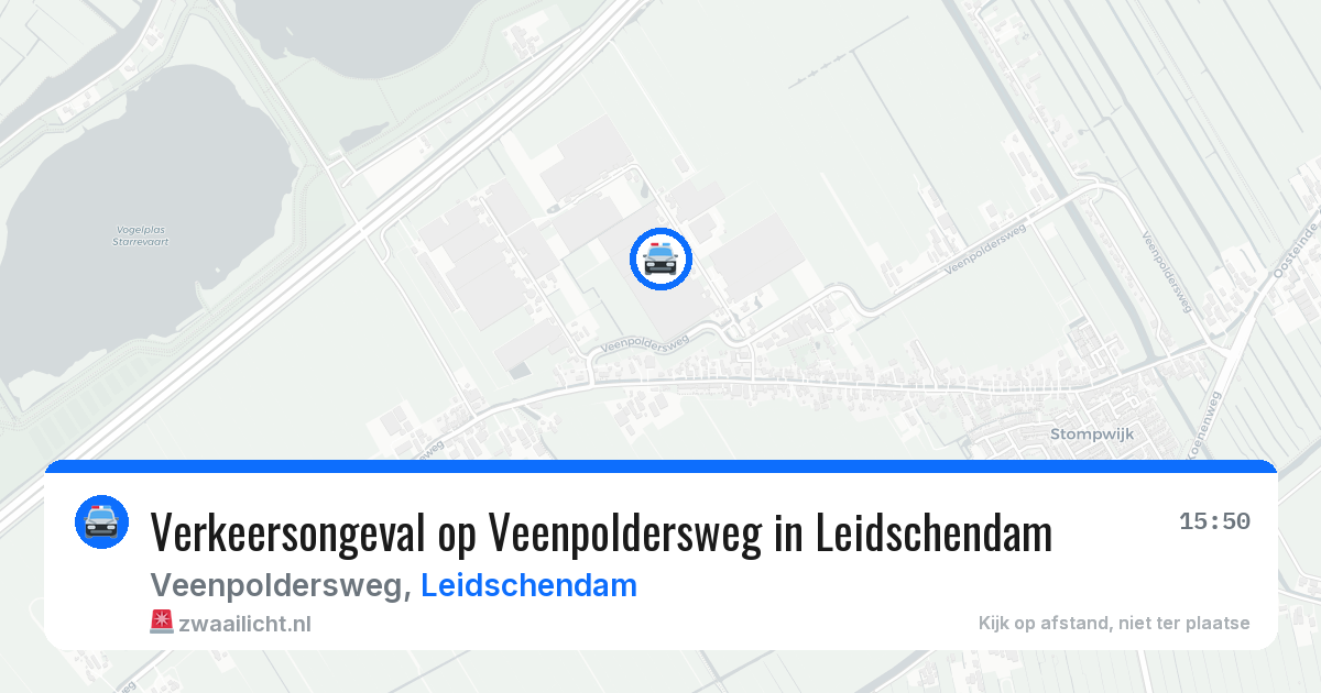 Verkeersongeval op Veenpoldersweg in Leidschendam — 10 jun 2026