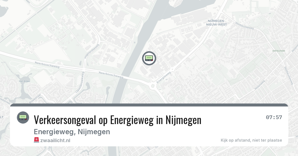 Verkeersongeval op Energieweg in Nijmegen — 29 mei 2026