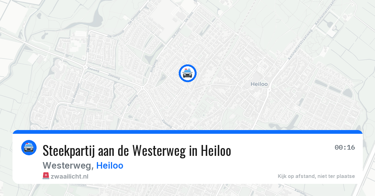 Steekpartij aan de Westerweg in Heiloo — 10 aug 2026
