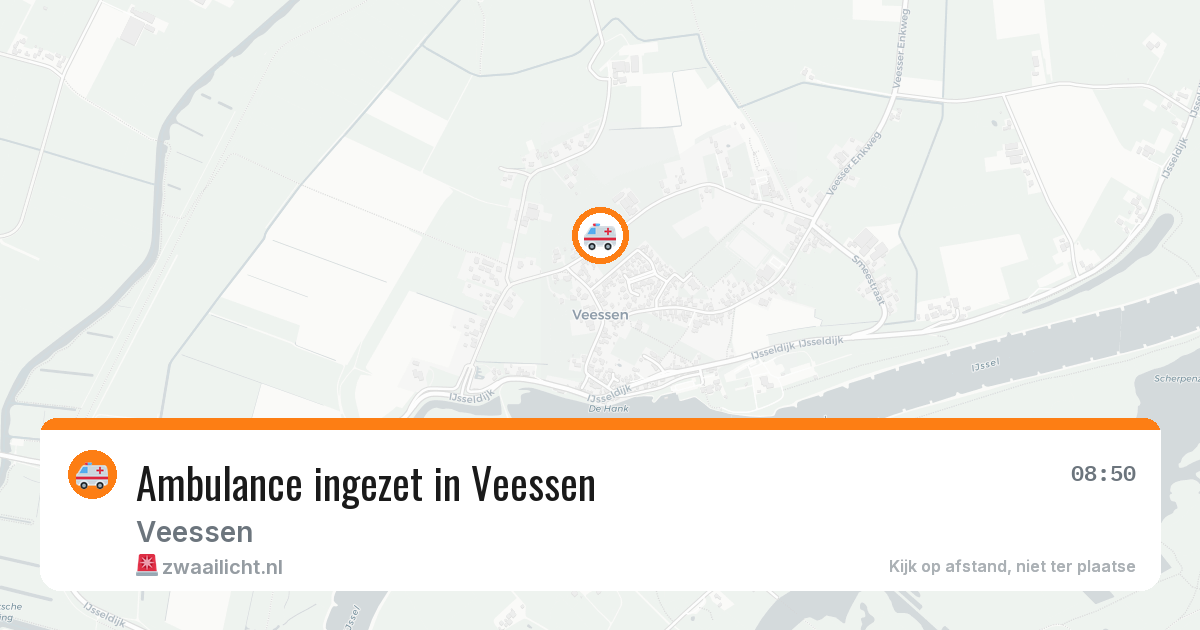 Ambulance ingezet in Veessen — 23 apr 2026