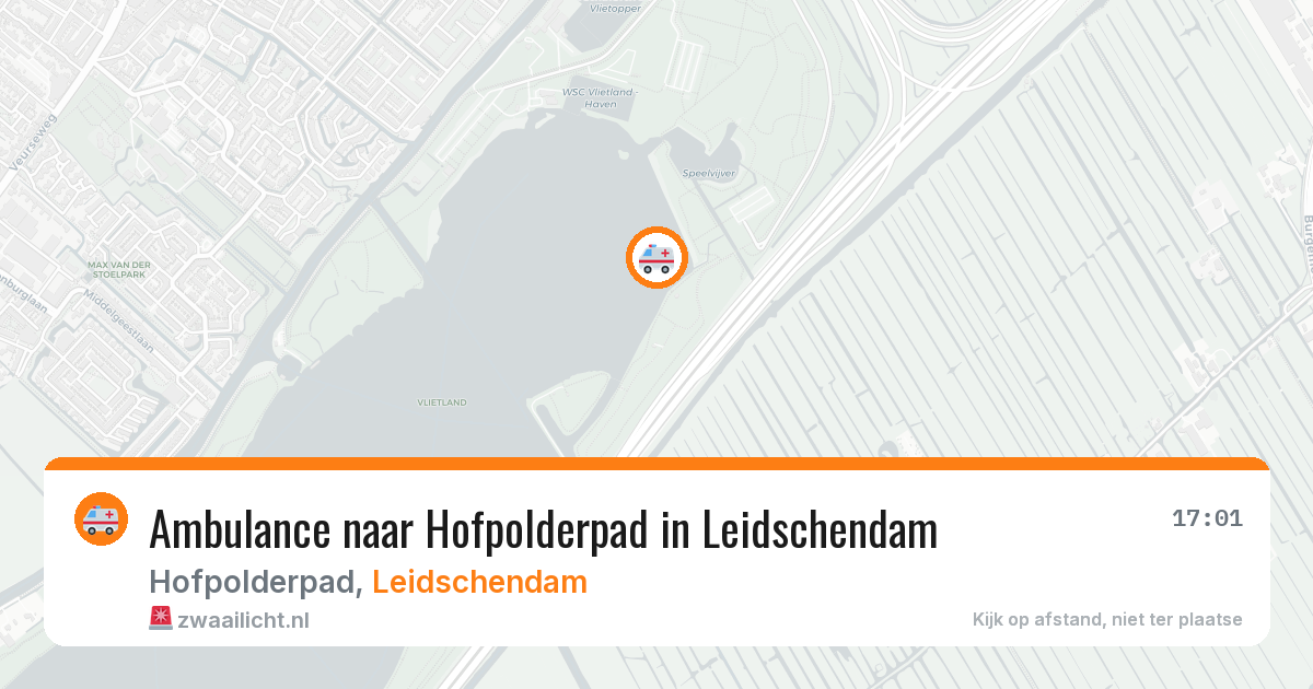 Ambulance naar Hofpolderpad in Leidschendam — 19 jun 2026