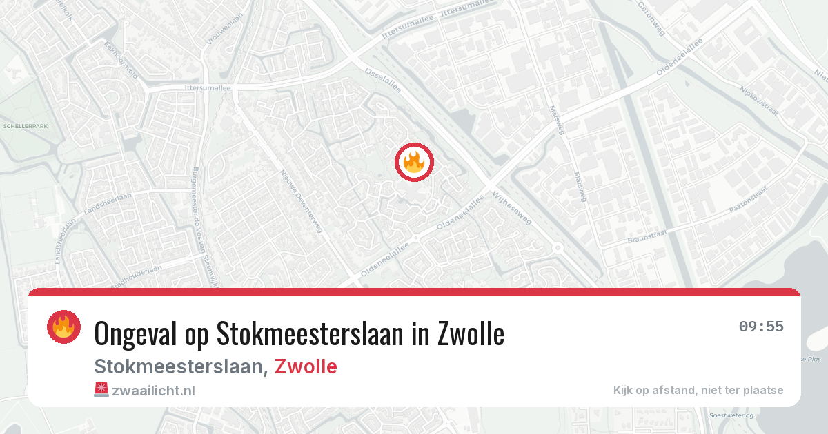 Ongeval op Stokmeesterslaan in Zwolle — 7 apr 2026