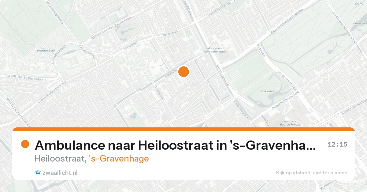 Ambulance naar Heiloostraat in 's-Gravenhage — 13 feb 2026