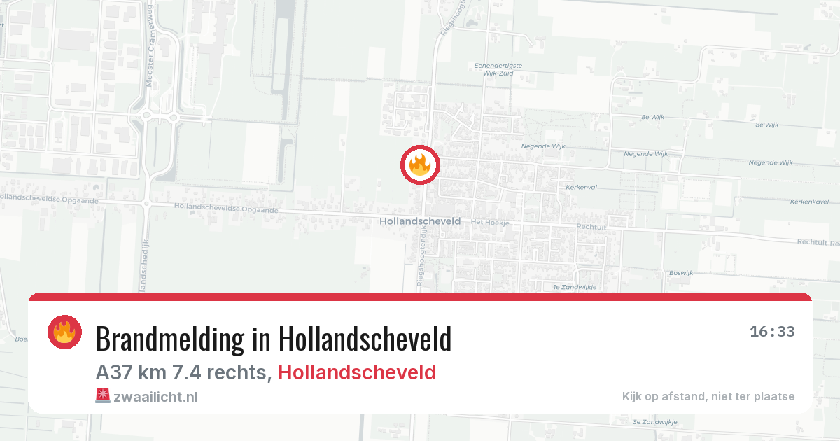 Brandmelding in Hollandscheveld — 26 jan 2026