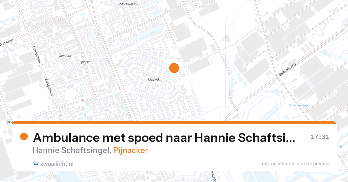 Ambulance met spoed naar Hannie Schaftsingel in Pijnacker — 29 apr 2026
