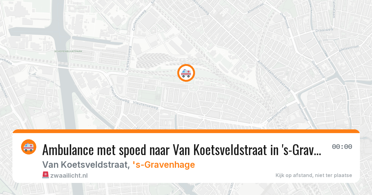 Ambulance met spoed naar Van Koetsveldstraat in 's-Gravenhage — 10 feb 2026