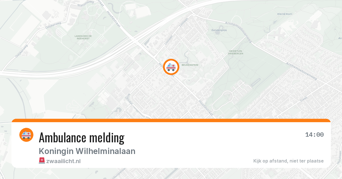 Ambulance melding — 12 feb 2026