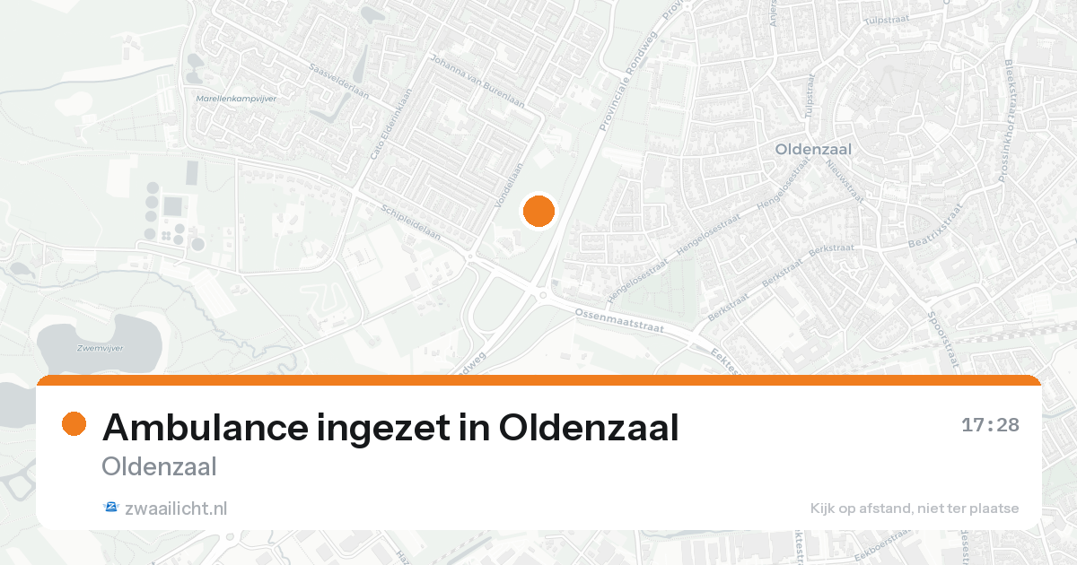 Ambulance ingezet in Oldenzaal — 31 jan 2026