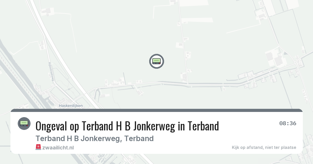Ongeval op Terband H B Jonkerweg in Terband — 30 jan 2026