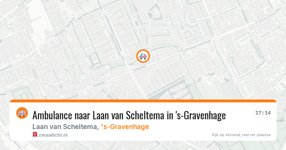 Ambulance naar Laan van Scheltema in 's-Gravenhage — 4 jun 2026