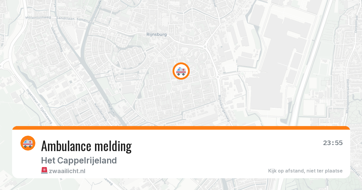 Ambulance melding — 20 jan 2026