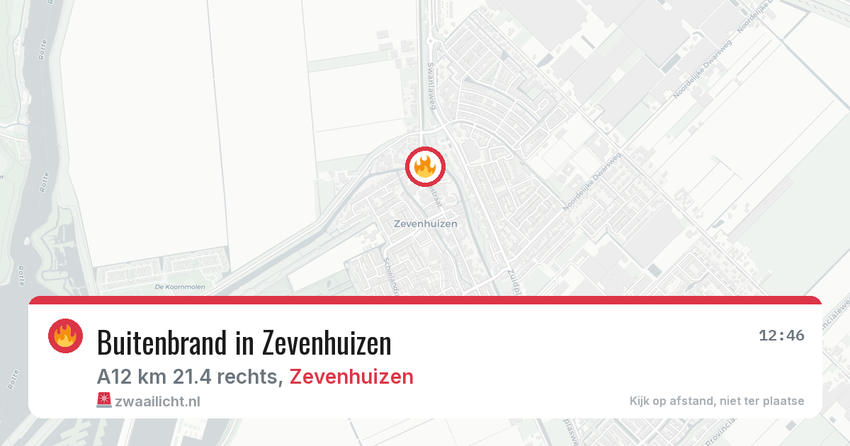 Buitenbrand in Zevenhuizen — 23 mei 2026