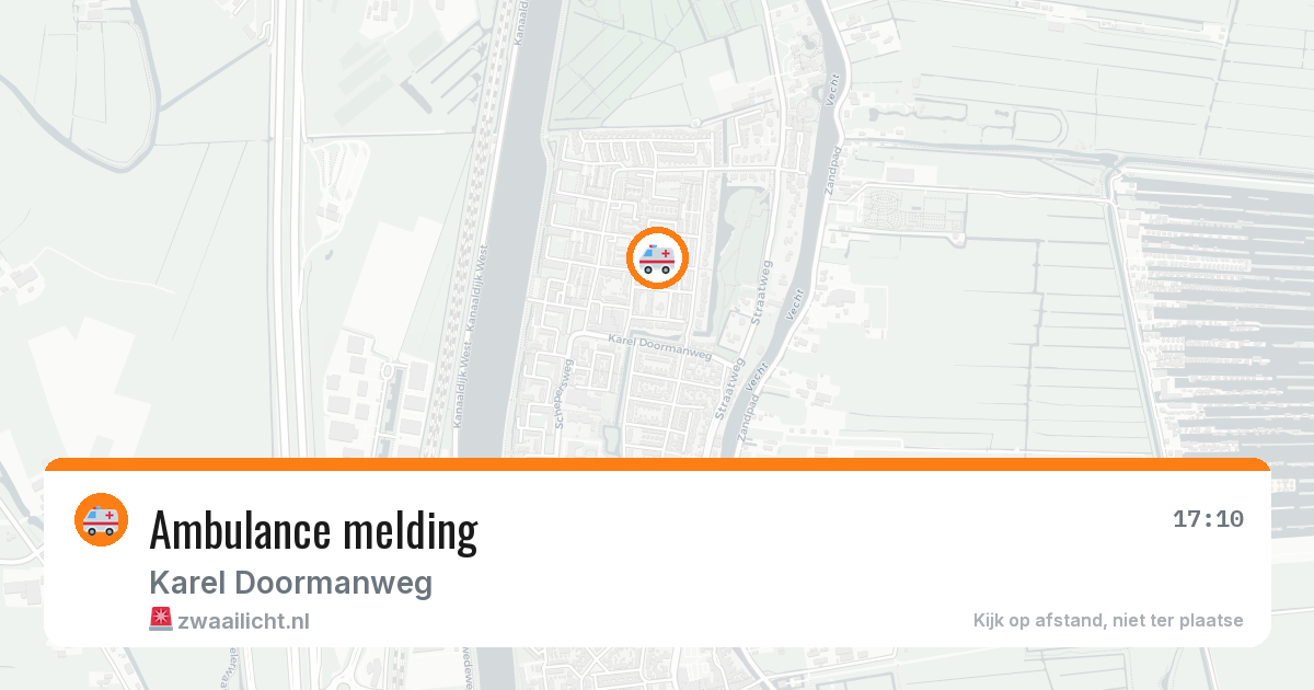 Ambulance melding — 3 jul 2026