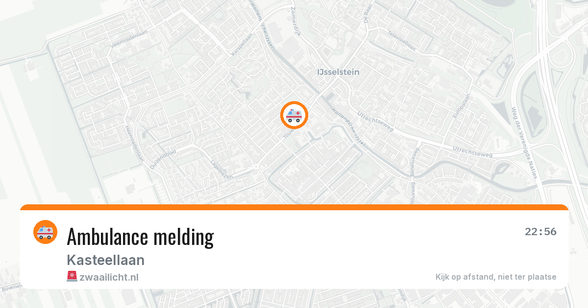 Ambulance melding — 16 jan 2026