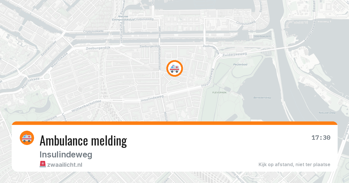Ambulance melding — 17 apr 2026