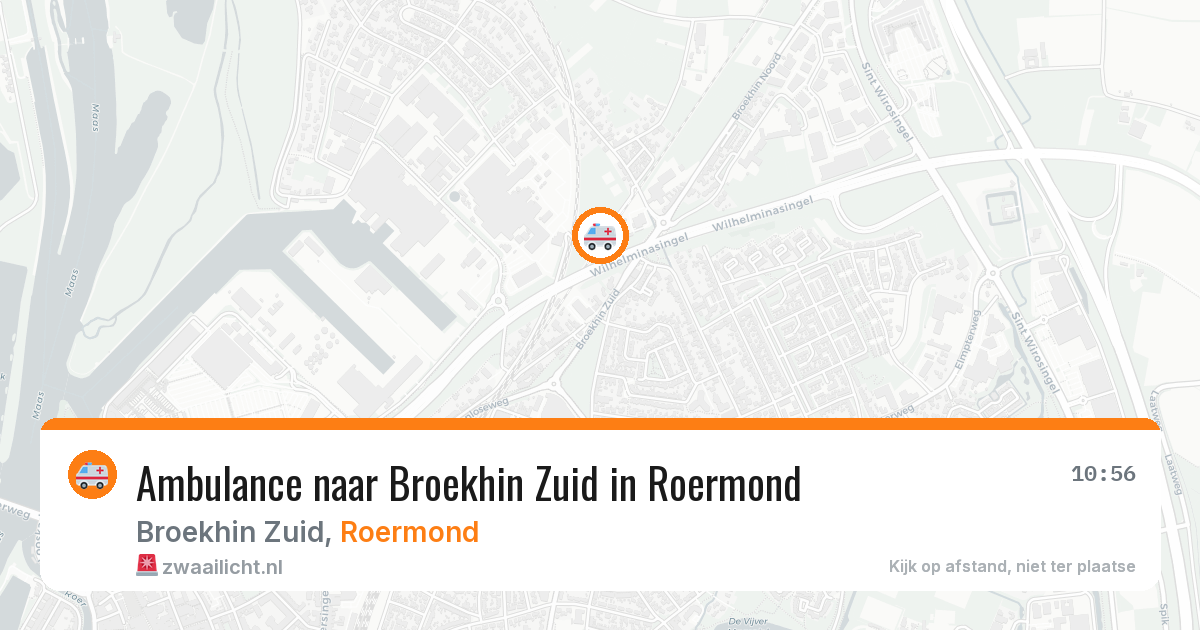 Ambulance naar Broekhin Zuid in Roermond — 8 jun 2026