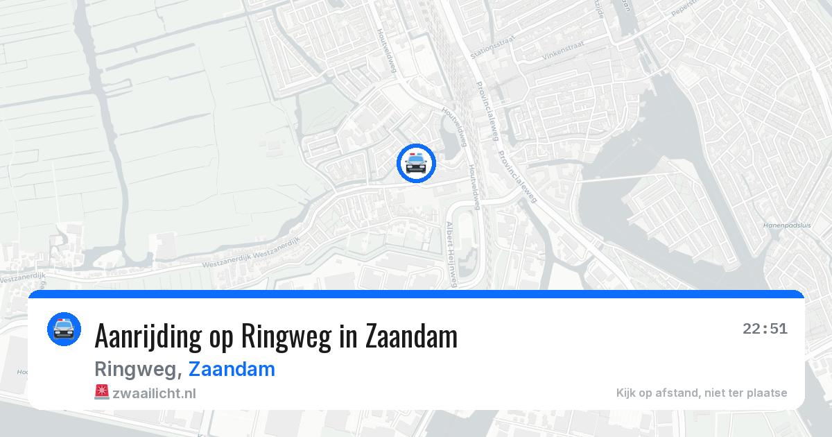 Aanrijding op Ringweg in Zaandam — 8 jun 2026