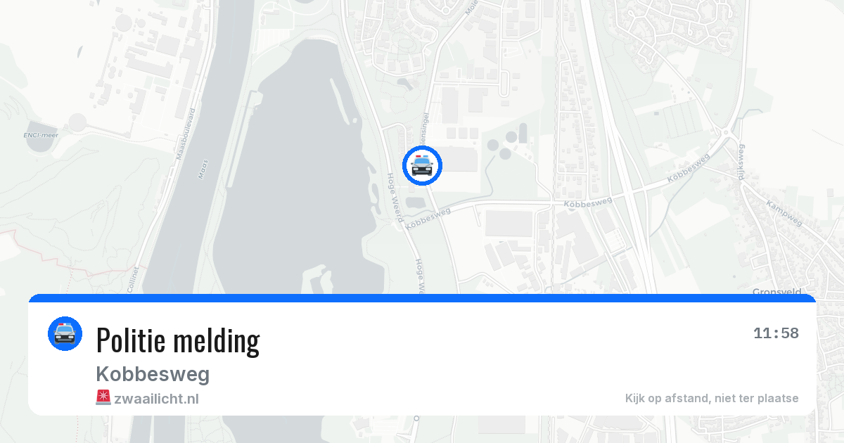 Politie melding — 3 jul 2026