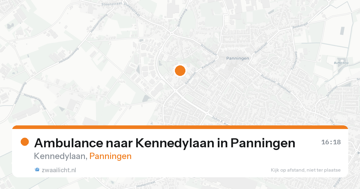 Ambulance naar Kennedylaan in Panningen — 18 aug 2026