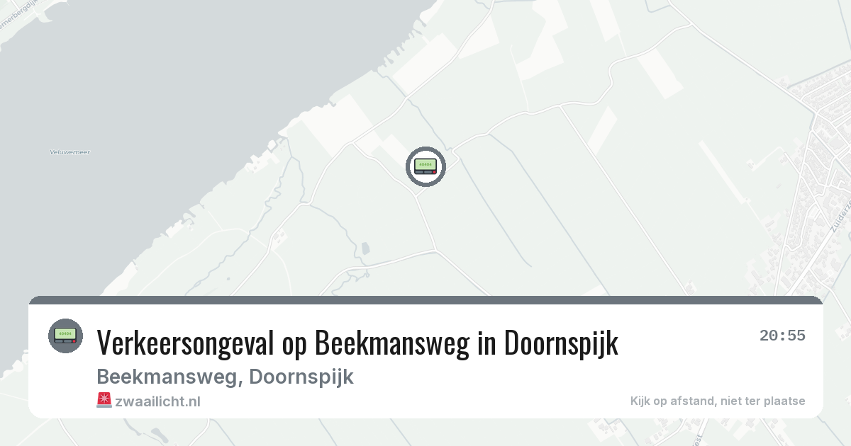 Verkeersongeval op Beekmansweg in Doornspijk — 28 jul 2026