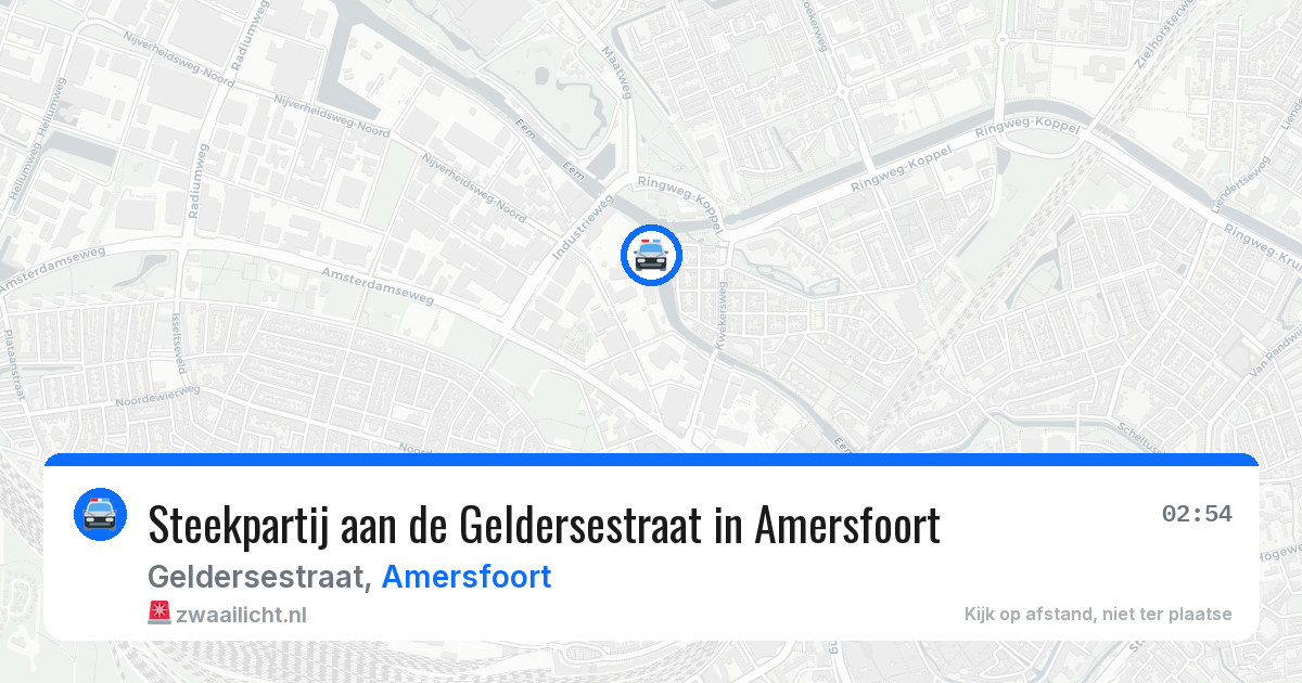 Steekpartij aan de Geldersestraat in Amersfoort — 1 mei 2026