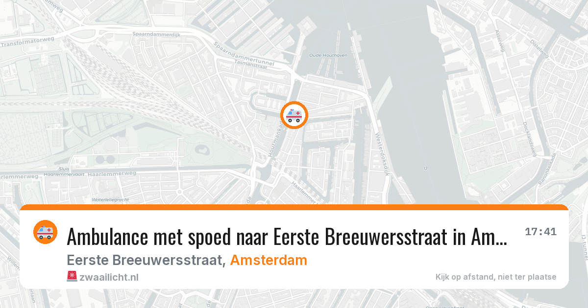 Ambulance met spoed naar Eerste Breeuwersstraat in Amsterdam — 30 apr 2026