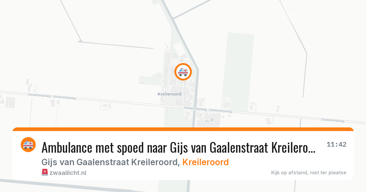 Ambulance met spoed naar Gijs van Gaalenstraat Kreileroord in Kreileroord — 11 feb 2026