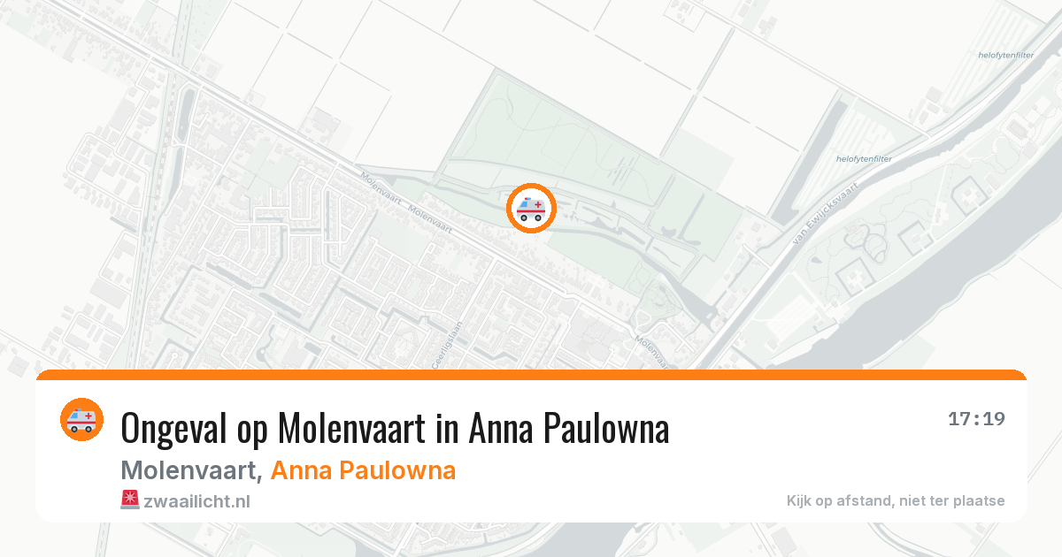 Ongeval op Molenvaart in Anna Paulowna — 4 mei 2026