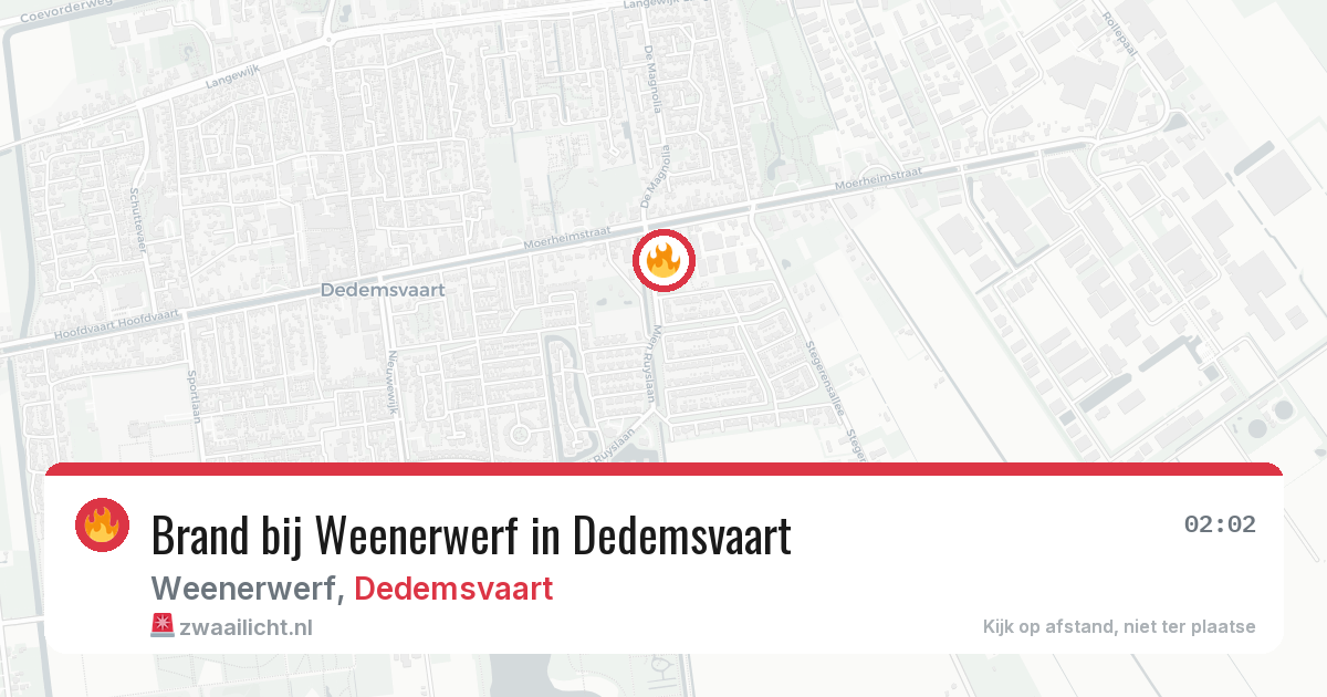 Brand bij Weenerwerf in Dedemsvaart — 19 jun 2026