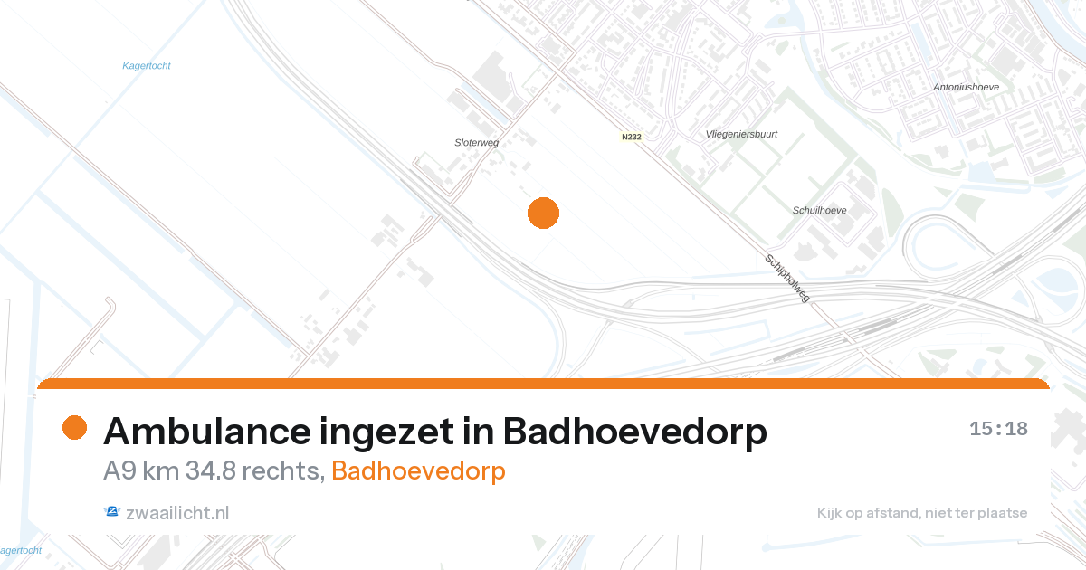 Ambulance ingezet in Badhoevedorp — 27 aug 2026