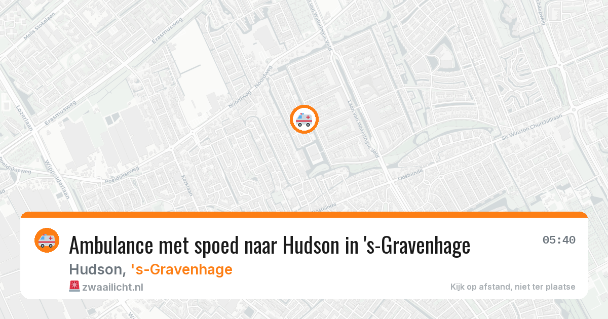 Ambulance met spoed naar Hudson in 's-Gravenhage — 6 jun 2026