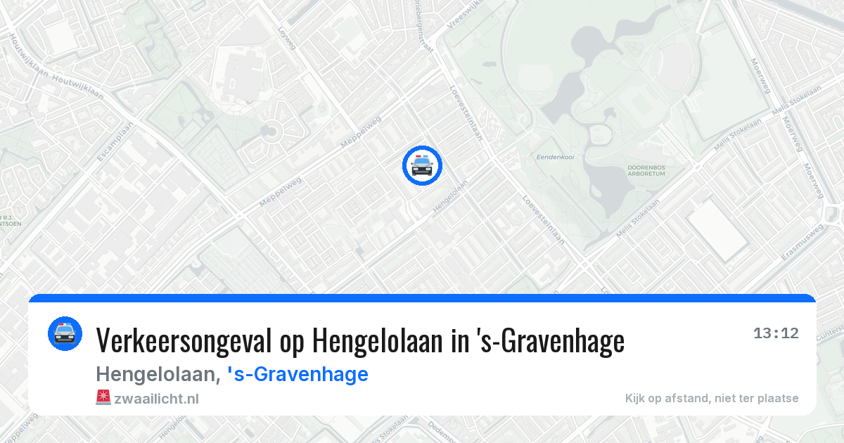 Verkeersongeval op Hengelolaan in 's-Gravenhage — 24 jun 2026